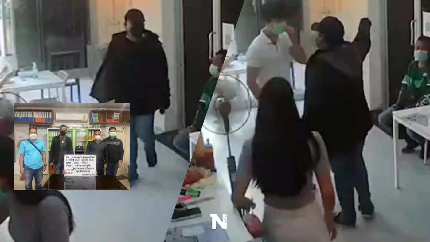 จับแล้ว! "ไรเดอร์หัวร้อน"ทำร้ายร่างกายเจ้าของร้านอาหาร