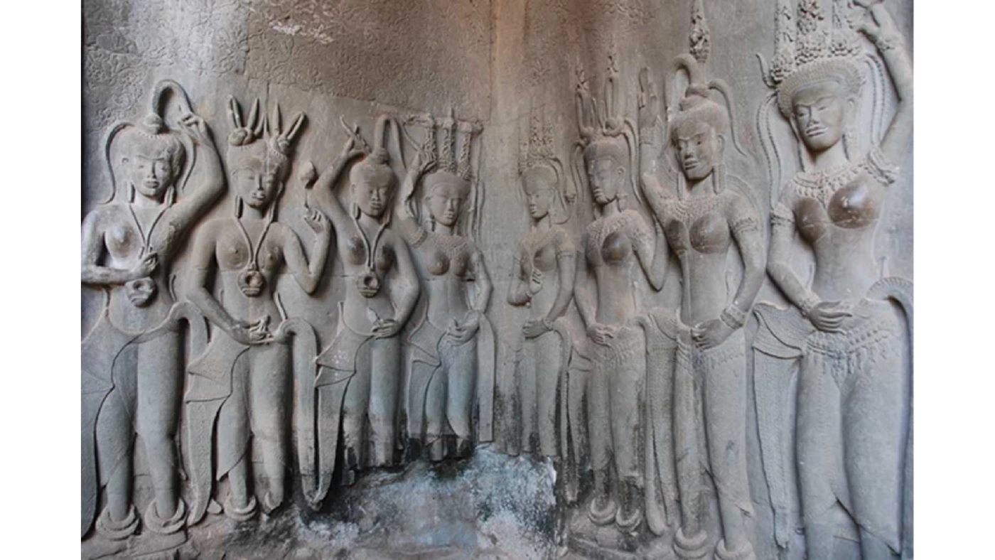 รูปสลักต้นแบบความงามในแบบขอม