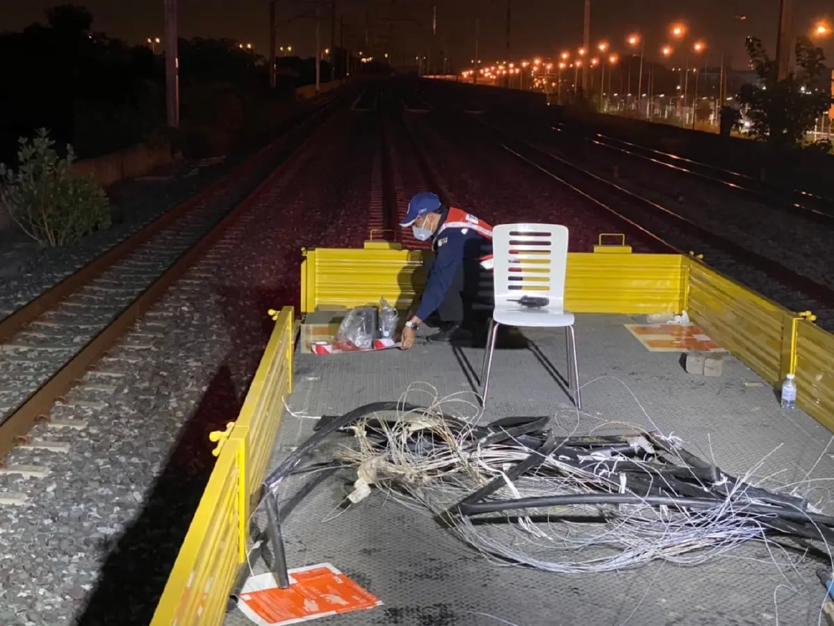 การรถไฟฯ เร่งขยายผล คดีลักลอบตัดสายใยแก้วนำแสง รถไฟฟ้าสายสีแดง
