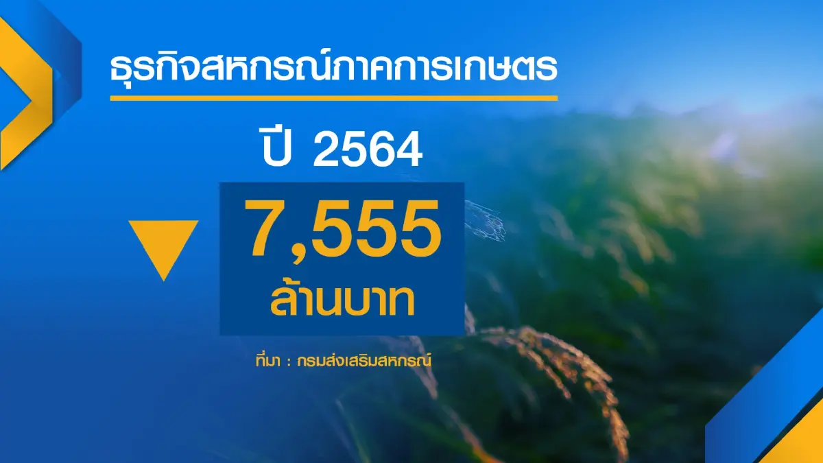 โควิดทุบสหกรณ์เกษตรสูญกว่า 7.5 พันล้าน
