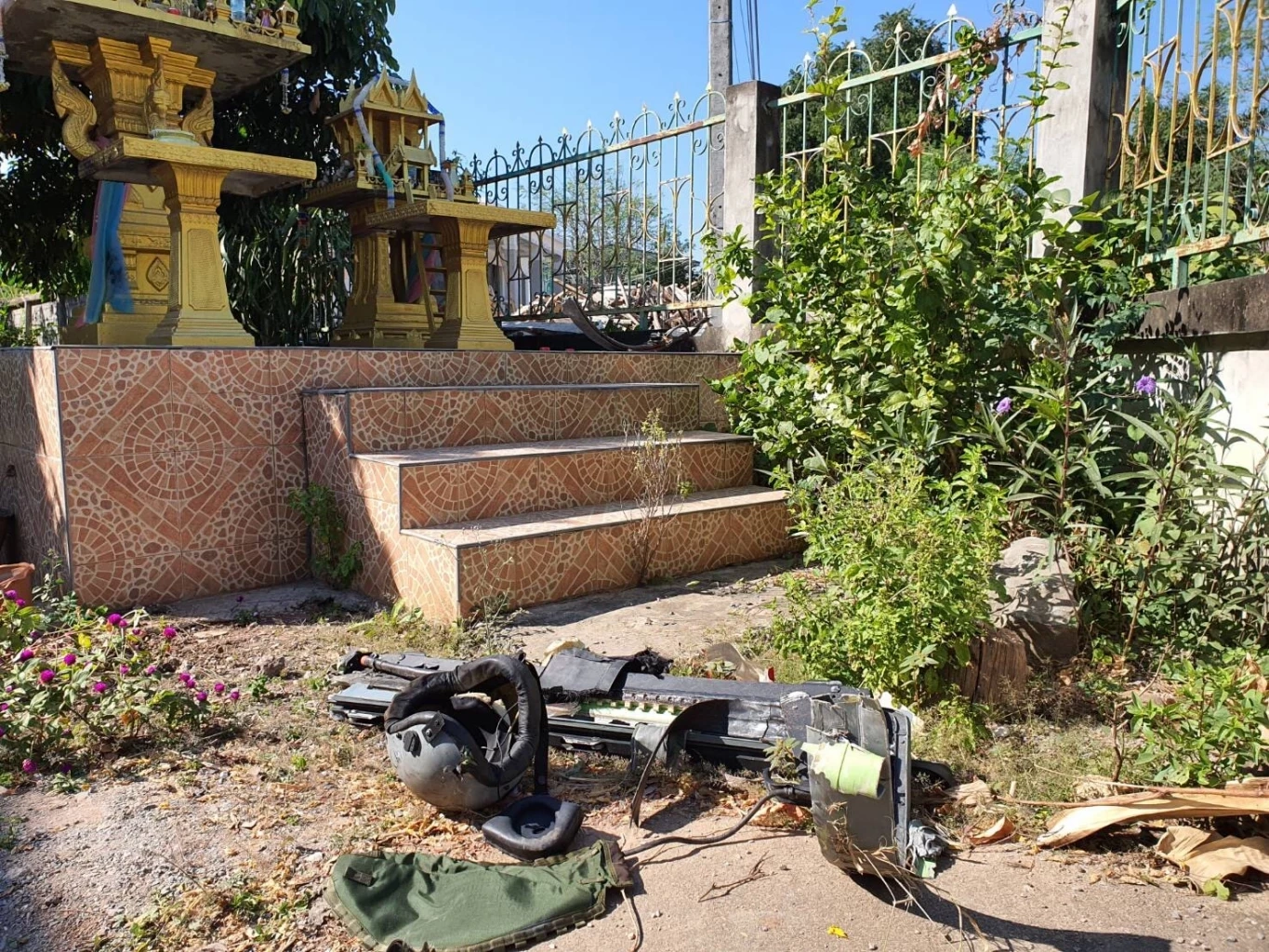 ทอ. แจงเหตุ F5 ตกมาจากนกขนาดใหญ่บินชนกระจกแตก