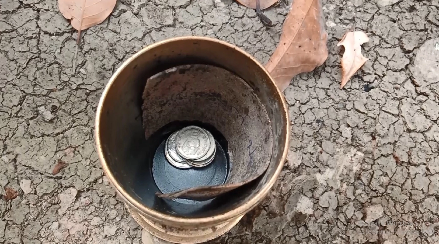 แก๊งจอมขมังเวทย์ ทุบทำลายกำแพงวัด เจดีย์ใส่อัฐิ ขโมยเงินปากผี