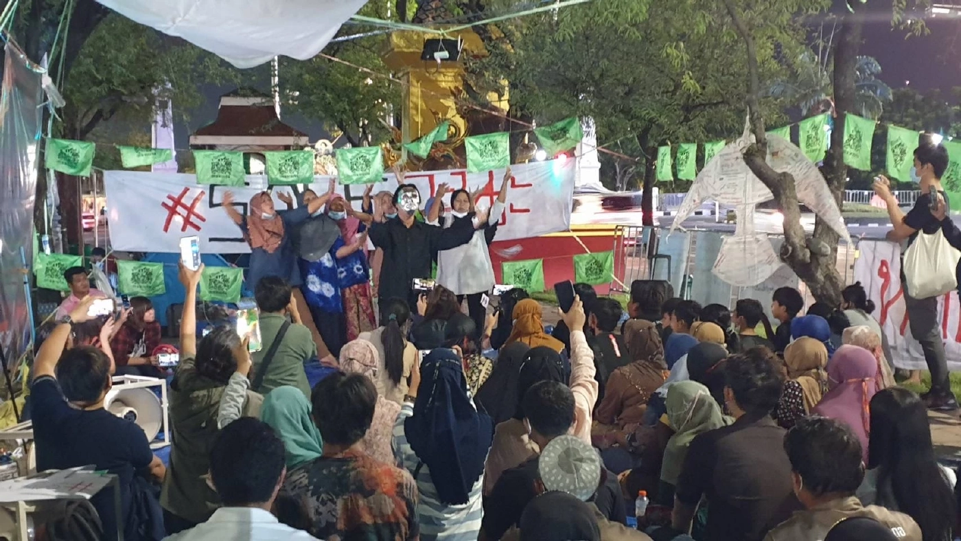 ตำรวจวางกำลังรับม็อบจะนะ จ่อเคลื่อนมาทำเนียบ