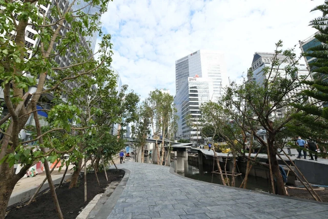 จ่อเปิดใช้"คริสต์มาส"นี้ สวนสาธารณะคลองช่องนนทรี คืบหน้าแล้ว 70%