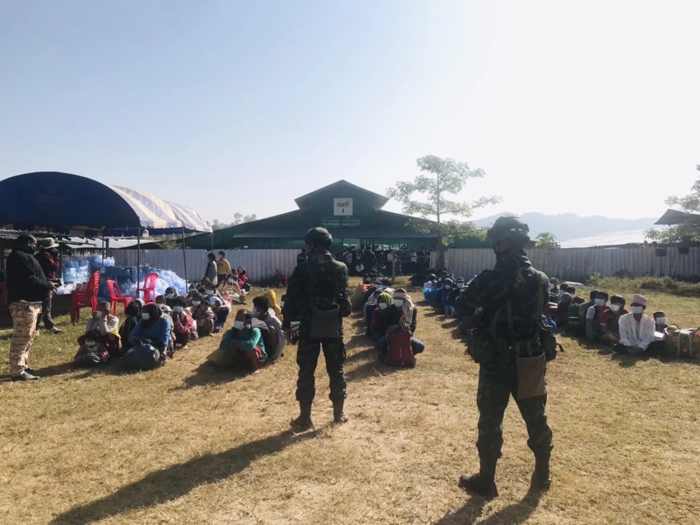 เคเอ็นยูเปิดฉากยิงทหารเมียนมา ฝั่งตรงข้ามอ.พบพระ