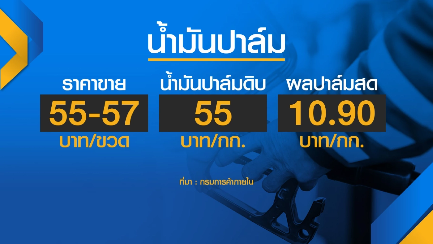 น้ำมันปาล์มราคาพุ่ง! จี้รัฐเร่งตรึง