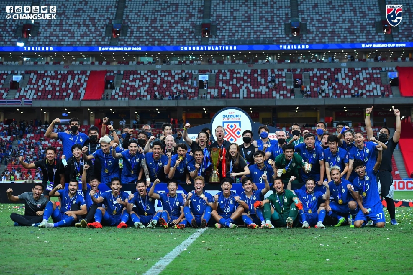 สื่ออินโดฯ ชื่นชมผลงาน "มาดามแป้ง" พาทีมช้างศึกคว้าแชมป์ซูซูกิคัพ