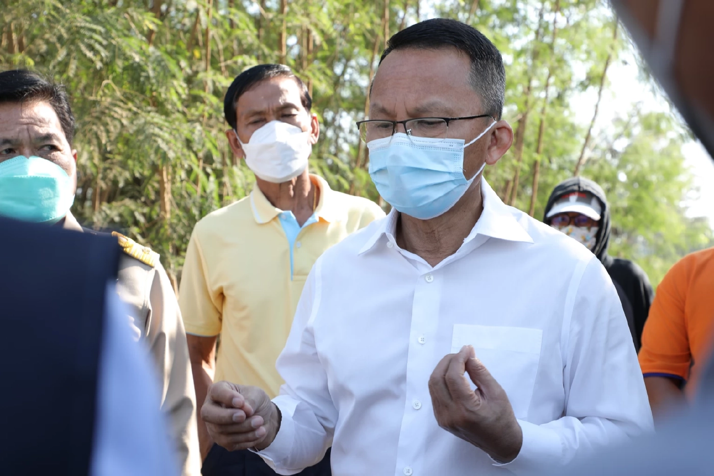 "สมศักดิ์"ลุยสุโขทัย สำรวจโครงการสร้างประตูระบายน้ำ ช่วยเกษตรกร