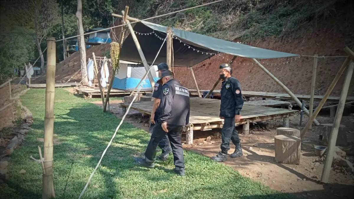 กอ.รมน. ผนึก พยัคฆ์ไพร ลุยตรวจ "Waterway camp" รุกป่าสงวนฯ แม่แตง