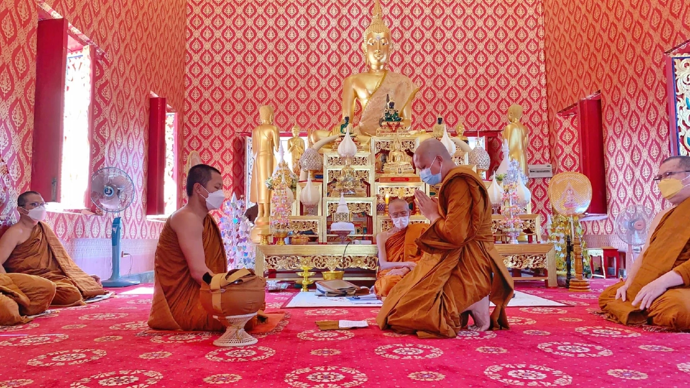 เปิดภาพ “ครูไพบูลย์” บวชแล้ว หลังหายป่วยโควิด-19