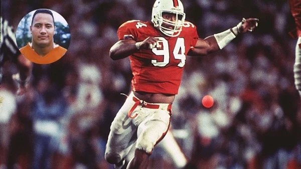 (ก่อนจะเป็น “เดอะร็อค” ความฝันของ ดเวย์น จอห์นสัน คือการมุ่งสู่ NFL / ภาพจาก Men’s Journal)