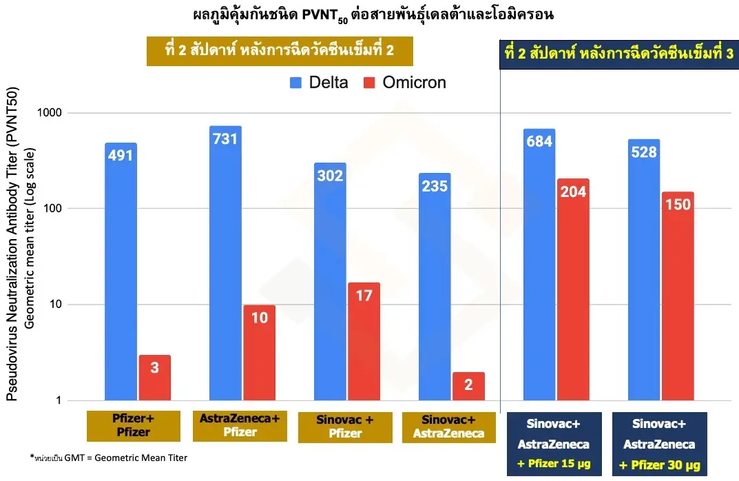 ศูนย์วิจัยคลินิกศิริราช เผยผลวิจัยภูมิคุ้มกันโอมิครอน หลังฉีดเข็มกระตุ้น
