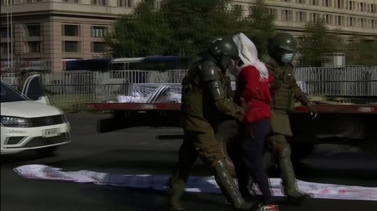 ผู้ประท้วงชาวชิลี พาผึ้งจำนวนมากมาร่วมประท้วงรัฐบาล