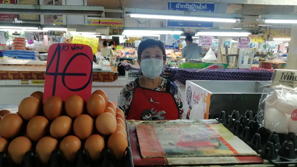 แผงไข่-ร้านอาหาร​ตามสั่งเชียงใหม่ ตรึงราคาช่วยลูกค้า