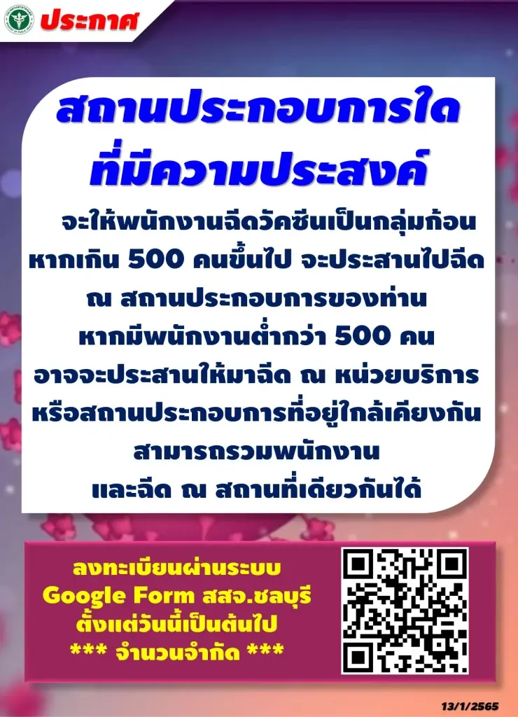 ตะลึง! แค่ 14 วัน คนฉีดวัคซีนครบ 2 เข็ม ติดโควิด 4 พัน สสจ.ชลบุรีเร่งบูสเตอร์โดส