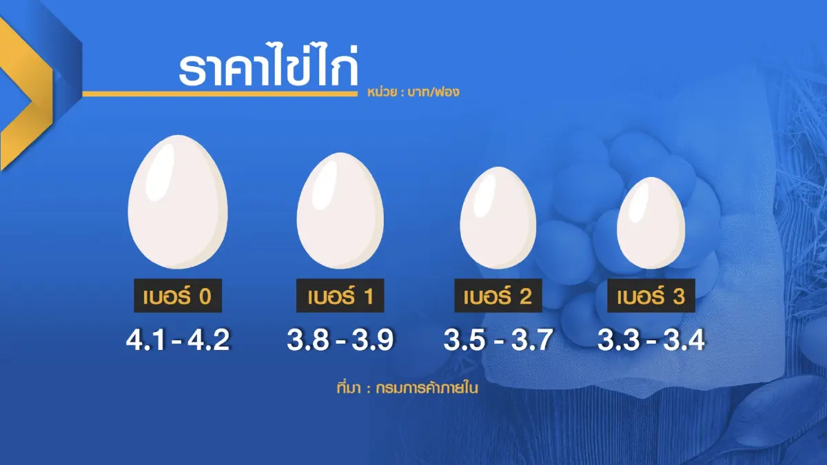ไข่ไก่ราคาพุ่งซ้ำรอยหมูแพง