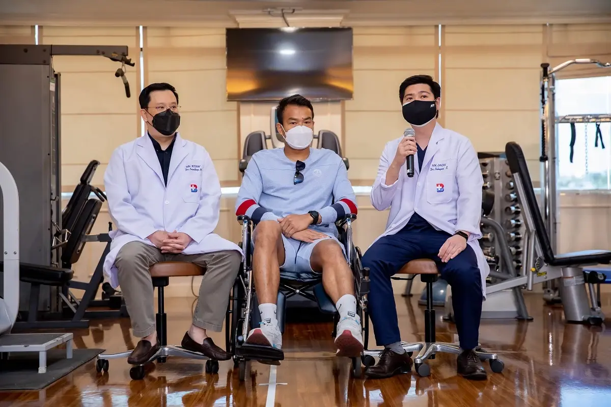 แพทย์แถลงอาการ "ฉัตรชัย" เอ็นไขว้หน้าเข่าซ้ายขาด คาดต้องพักยาว 8 เดือน