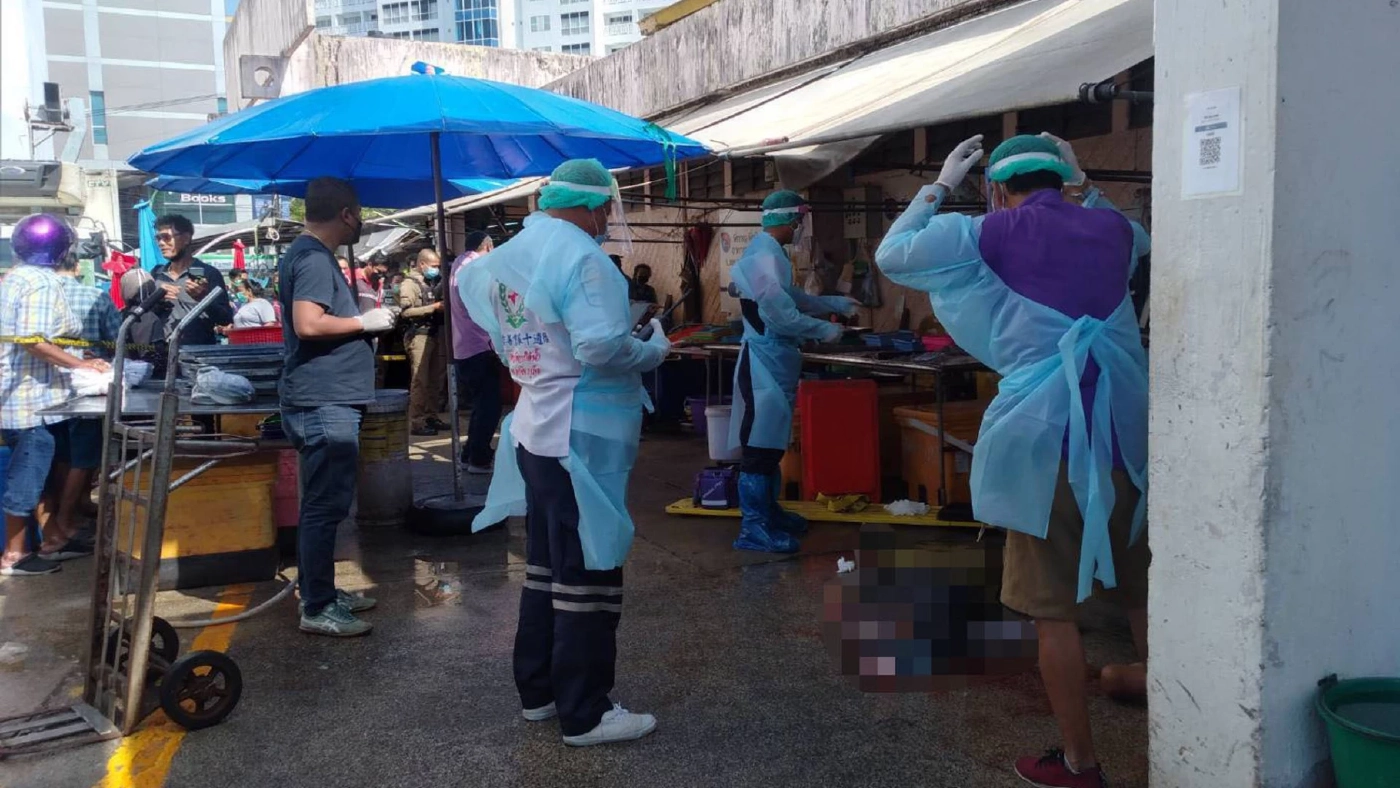 ล่าพ่อค้ากุ้ง ยิง 2 ศพตลาดภูเก็ต พบหลบหนีมากระบี่