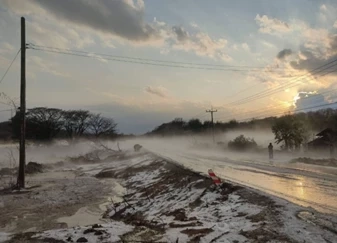 พายุลูกเห็บถล่มพะเยา