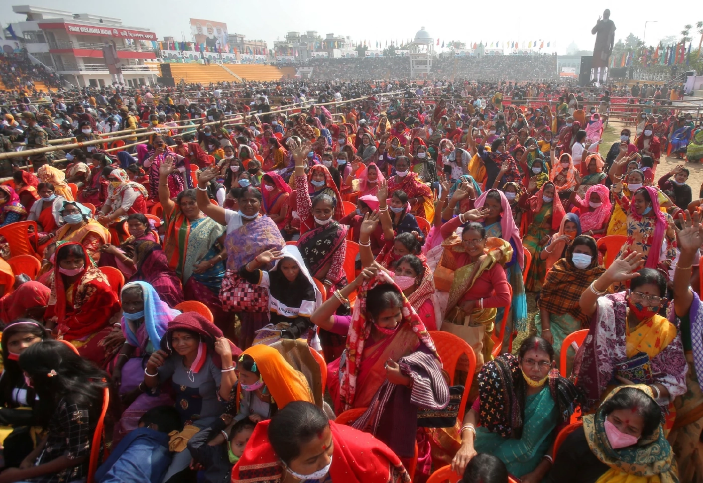 หาเสียงเลือกตั้งอินเดียดันโควิดพุ่ง 1.5 แสนวันเดียว