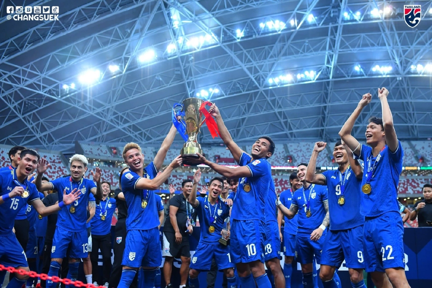 สื่ออินโดฯ ชื่นชมผลงาน "มาดามแป้ง" พาทีมช้างศึกคว้าแชมป์ซูซูกิคัพ