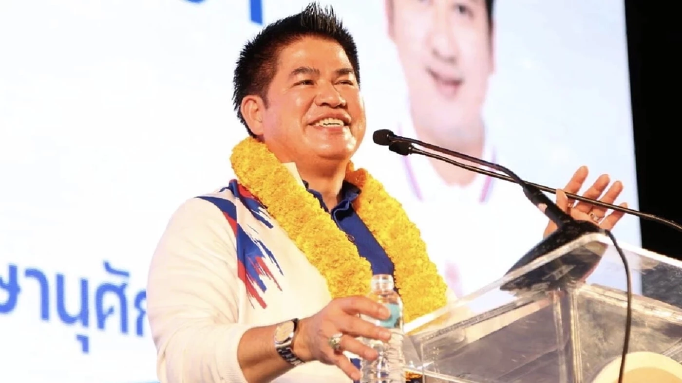 ร.อ.ธรรมนัส​ พรหมเผ่า​ ส.ส.พะเยา​ เลขาธิการพรรคพลังประชารัฐ 