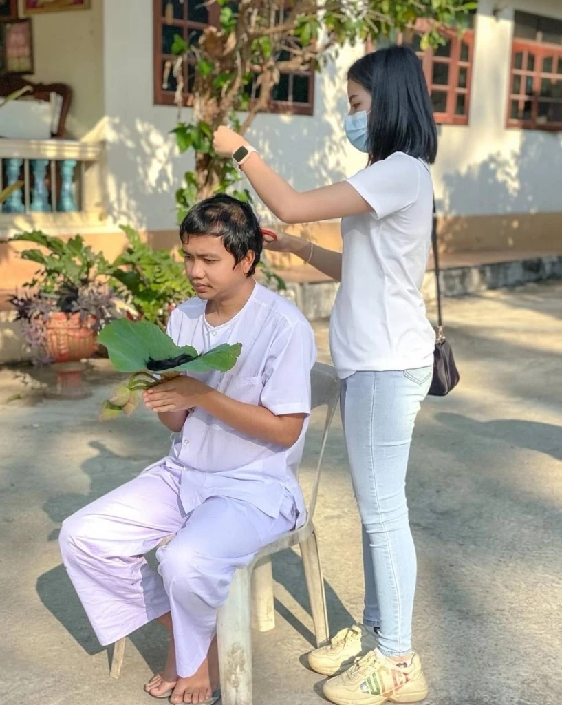 เปิดภาพ “ครูไพบูลย์” บวชแล้ว หลังหายป่วยโควิด-19