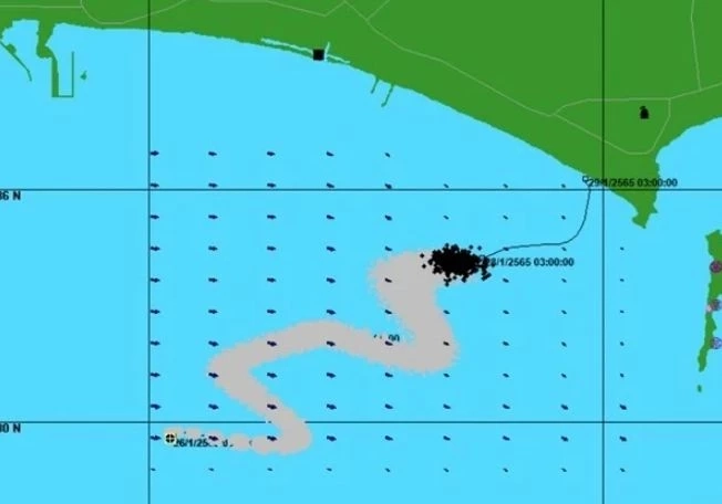 ด่วน! "น้ำมันดิบ" รั่ว 4 แสนลิตร ด้าน คพ.คาดจ่อเข้าสู่หาดแม่รำพึง 28 ม.ค.นี้