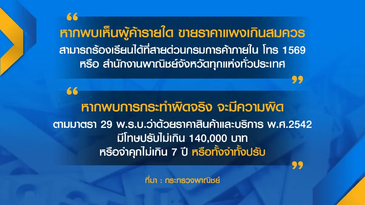 พาณิชย์จับตาขายโก่งราคา ATK