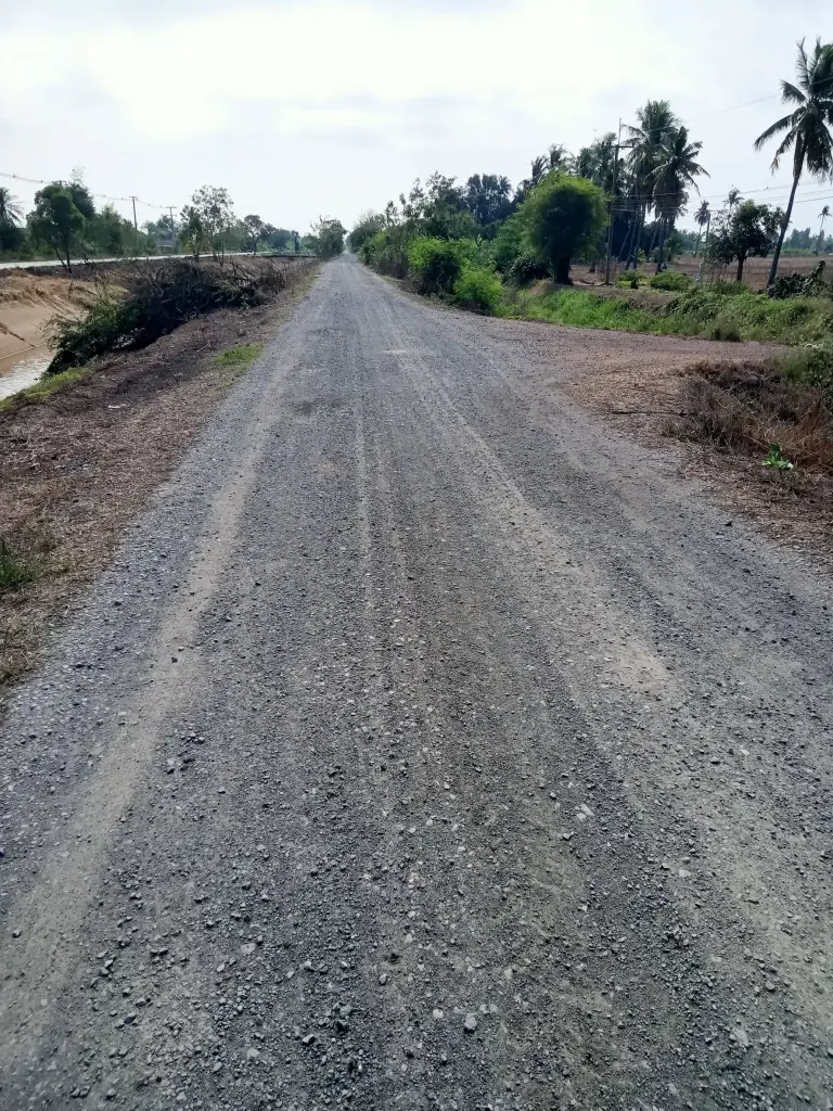 ชาวบ้านบางระจันร้องเรียน ถนนคันคลองมีฝุ่นละอองเพียบ