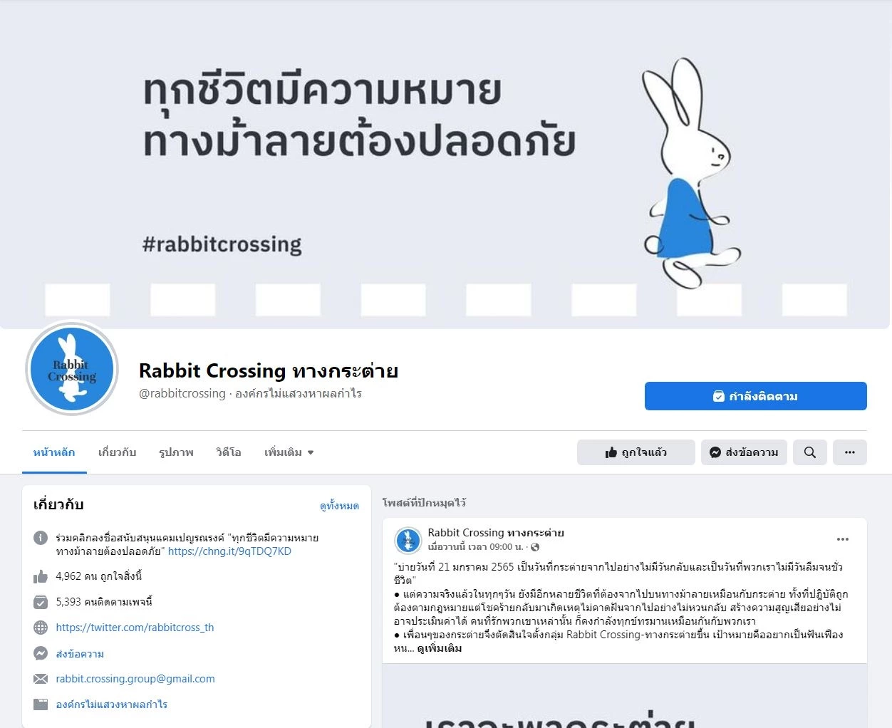 "กลุ่มทางกระต่าย"จ่อเขียนมาตราใหม่แยกผิดในทางข้ามบรรจุพรบ.จราจรทางบก