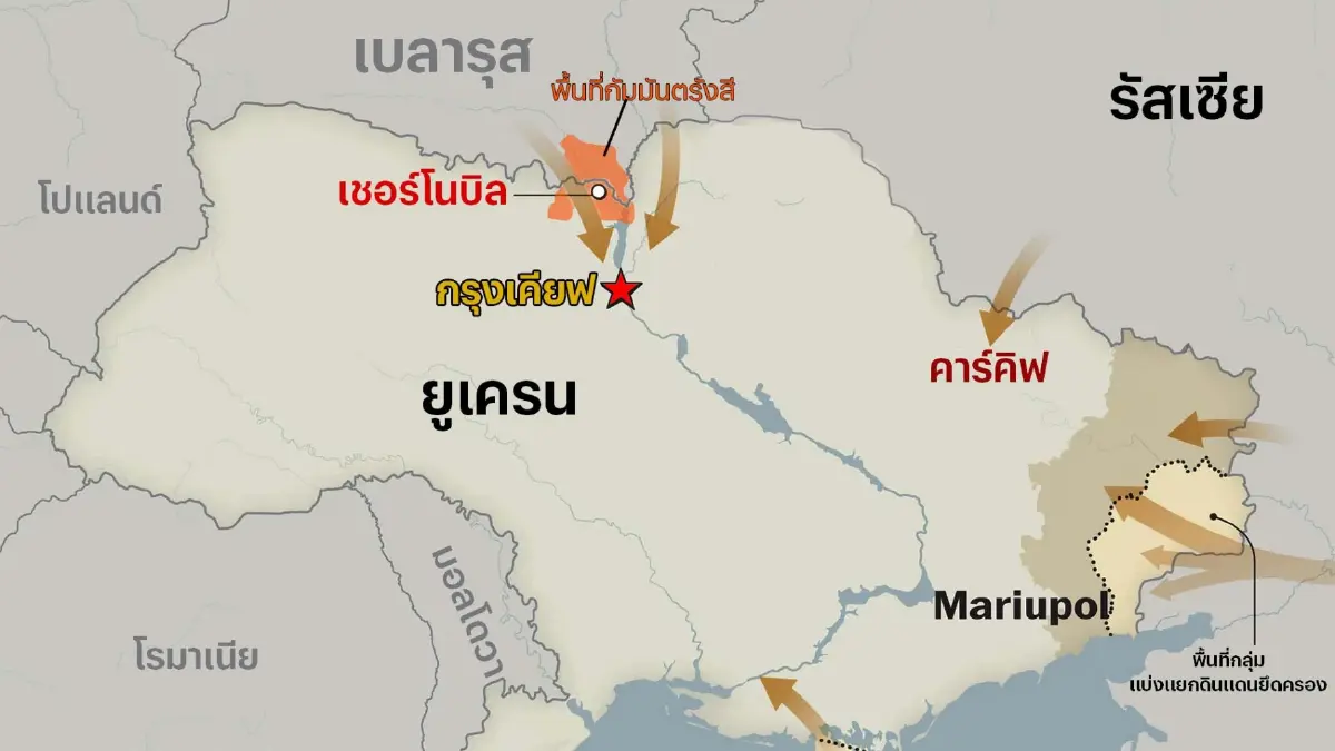 ทำไมรัสเซียต้องยึดโรงไฟฟ้านิวเคลียร์เชอร์โนบิล