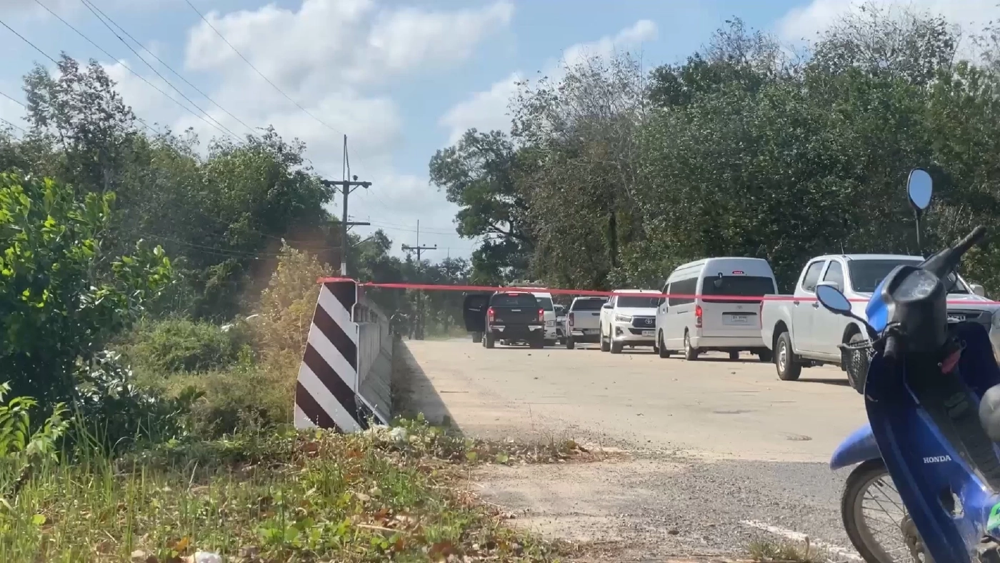 อีโอดีเคลียร์กับระเบิดทางรถไฟระหว่างสถานีจะนะ-ท่าแมงลัก