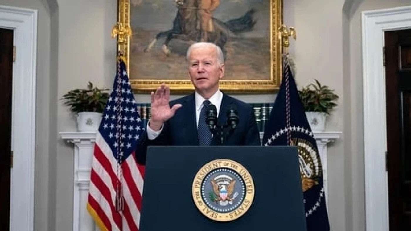 "ไบเดน"ลั่นไม่รบ ชี้"ปูติน"กำลังขีดเส้นพรมแดนใหม่ในยุโรป ละเมิดกม.สากล