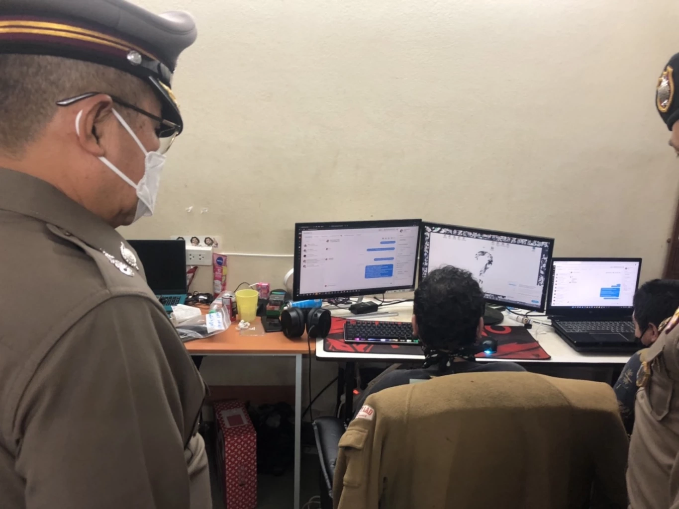 บุกทลายgimi88.comบ่อนพนันออนไลน์กลางเมืองสงขลาเงินหมุนเวียนกว่า 50 ล้าน