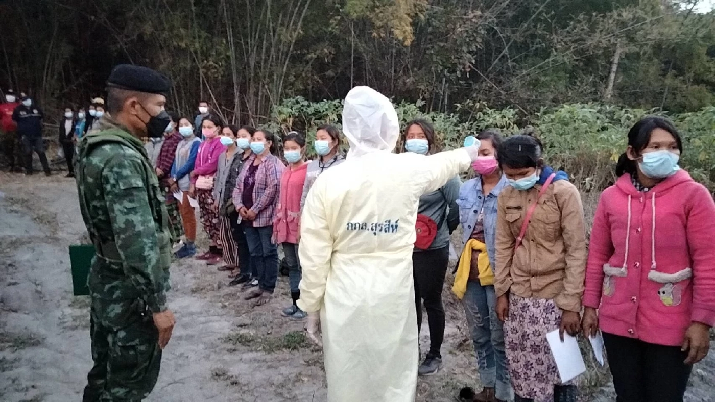 แรงงานเถื่อนพม่า235คน ทะลักเมืองกาญจน์รับวันตรุษจีน