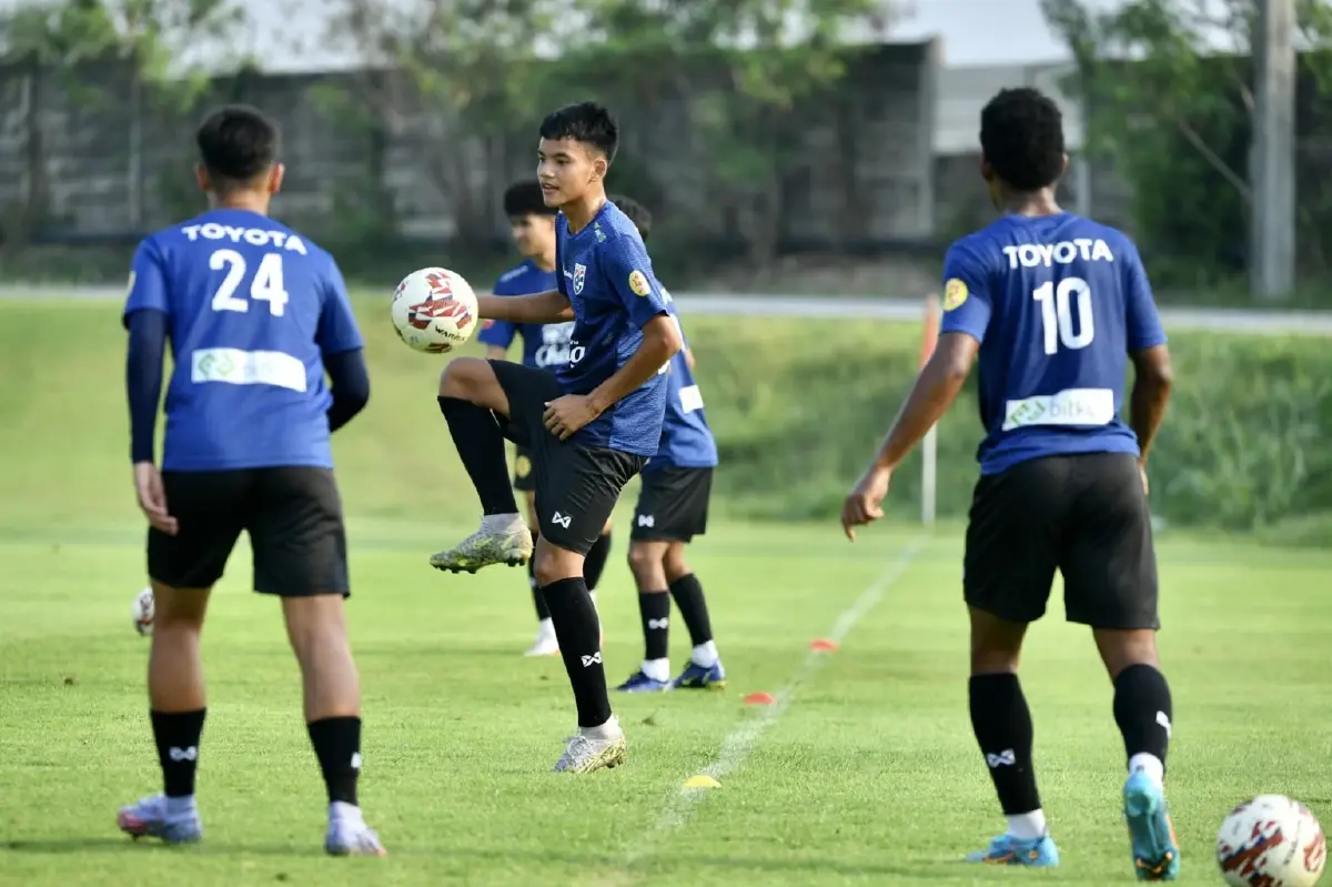 "ช้างศึก U23" ซ้อมก่อนลับแข้งเกษตรศาสตร์