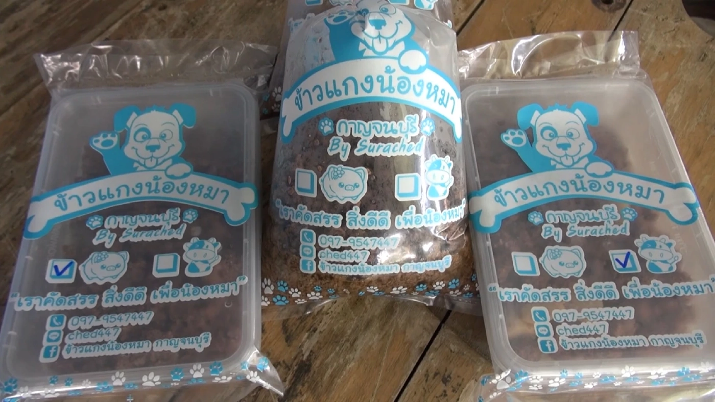 ข้าวแกง 'น้องหมา' สร้างรายได้ 1 พันบาท/วัน