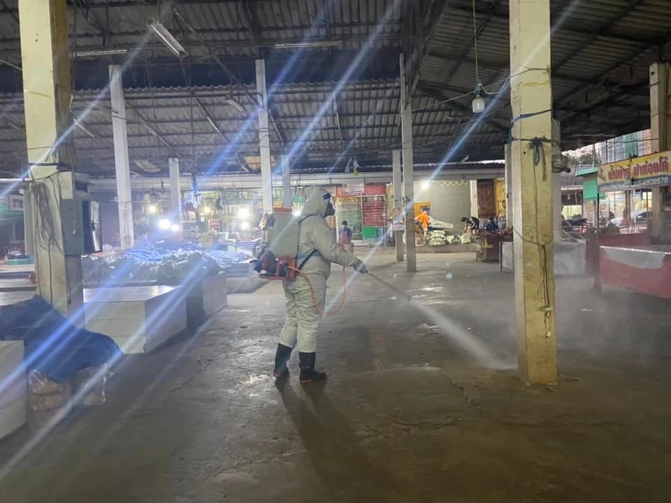 หนองบัวลำภู เกิดคลัสเตอร์ตลาดสด 57 ราย สั่งปิดตลาด 3 วัน