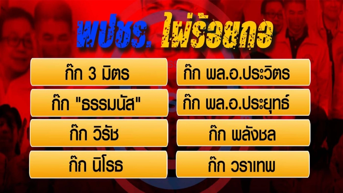 ประวัติศาสตร์"พรรคเฉพาะกิจ"บนถนนการเมืองไทย