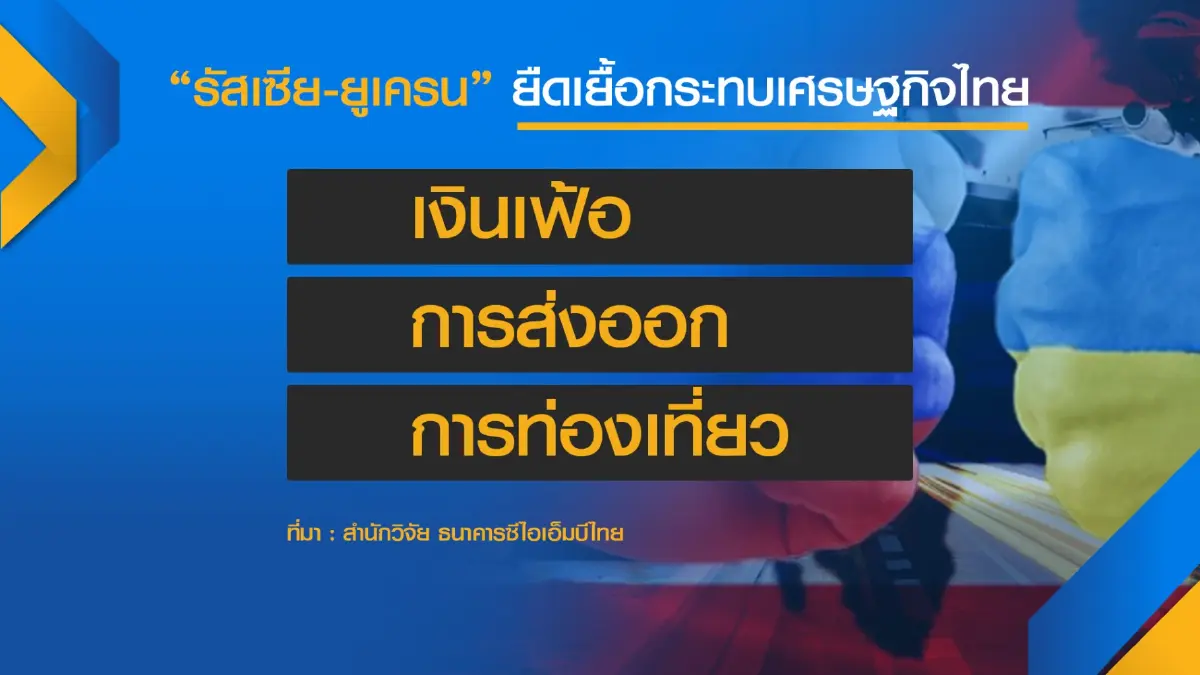 จับตาศึกรัสเซียกระทบ 'ส่งออก-ท่องเที่ยว-เงินเฟ้อ'
