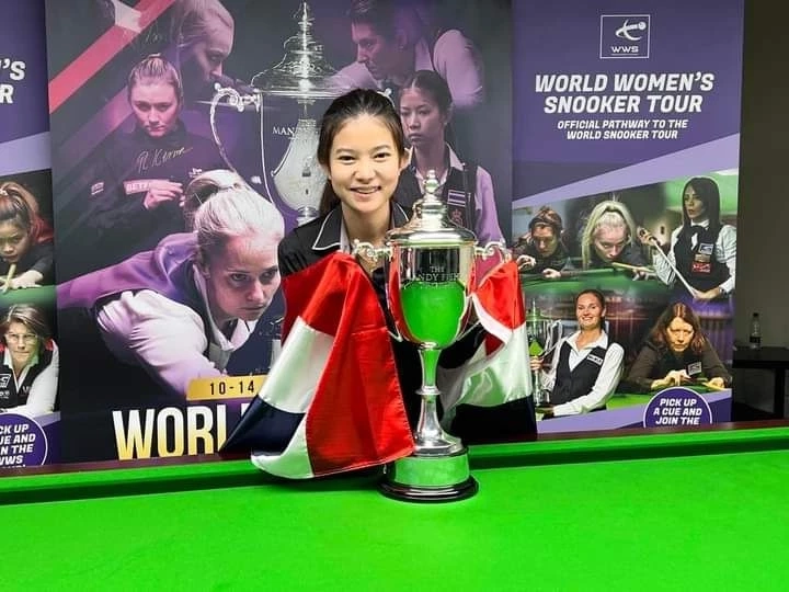 "มิ้งค์ สระบุรี" สร้างประวัติศาสตร์คว้าแชมป์สนุกเกอร์หญิงโลก