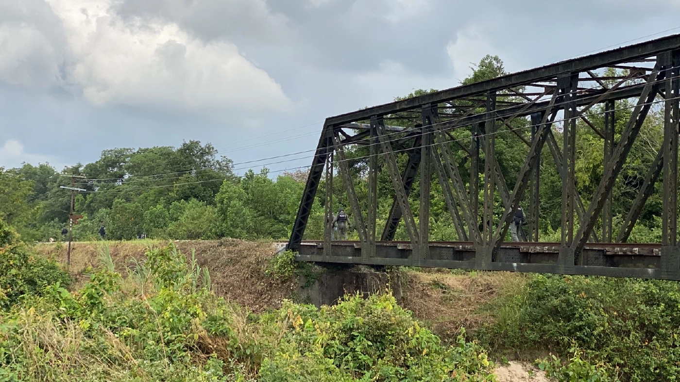 อีโอดีเคลียร์กับระเบิดทางรถไฟระหว่างสถานีจะนะ-ท่าแมงลัก