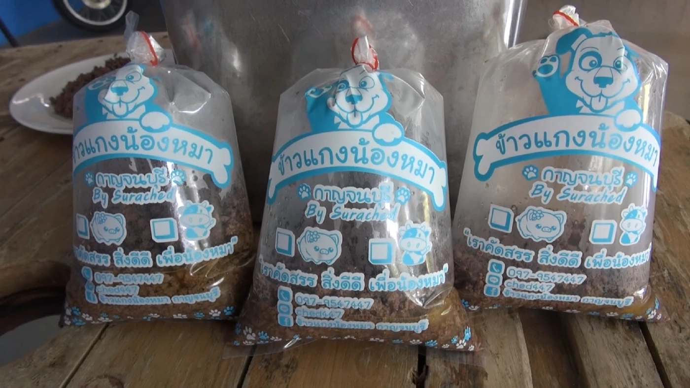 ข้าวแกง 'น้องหมา' สร้างรายได้ 1 พันบาท/วัน