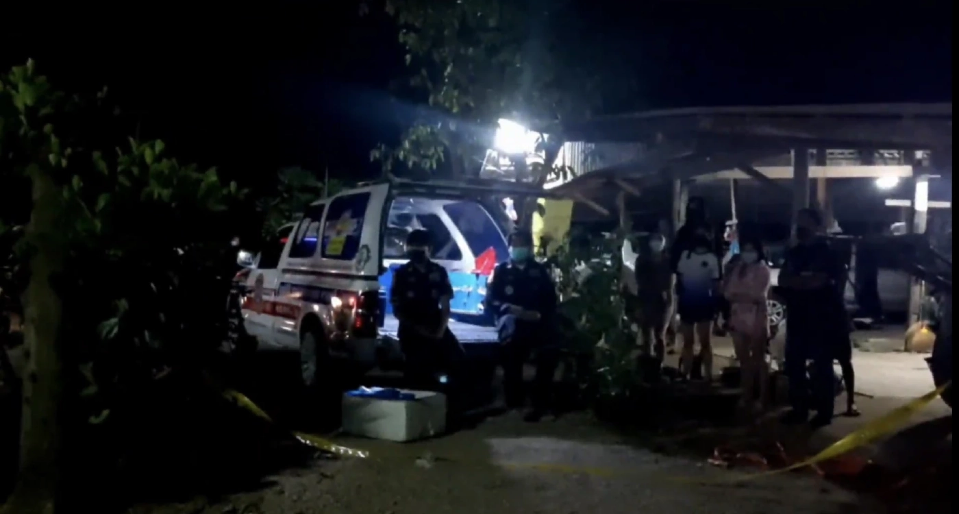 โจรบุกเข้างัดบ้านญาติตำรวจ จ.ราชบุรี  พลาดถูกยิงสวนดับคาห้องน้ำ