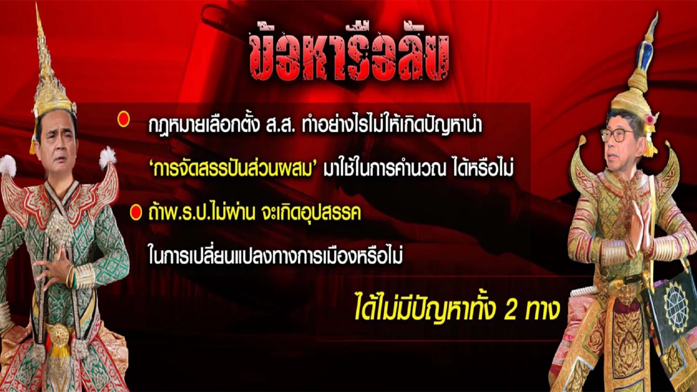 เกมซ่อนกล เรื่องบัตรสองใบ ปรากฏการณ์สองขั้ว