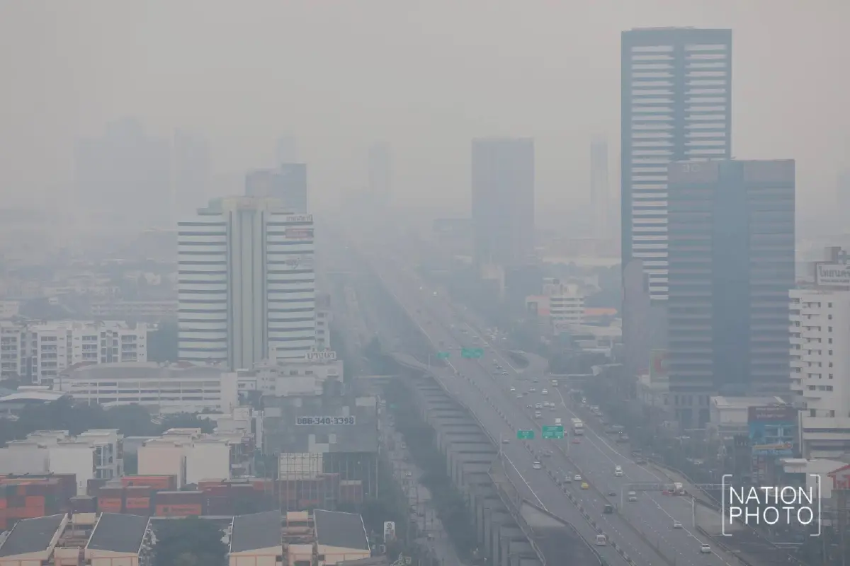ฝุ่น PM2.5  ฟุ้ง “ กทม.” พบเกินค่ามาตรฐาน 45 พื้นที่ ติดอันดับ 6 โลก
