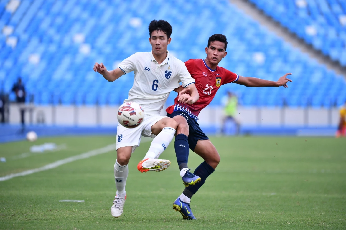 "ช้างศึก" ชนะลาว 2-0 ลิ่วชิงศึก U23 อาเซียนสมัย 3