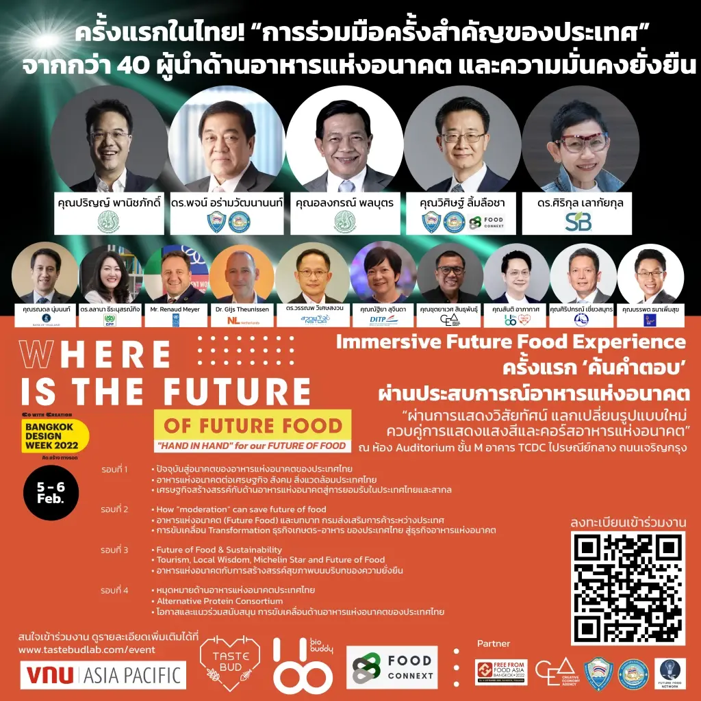 รัฐ-เอกชน ผนึกกำลังขับเคลื่อนนวัตกรรม "อาหารแห่งอนาคต"