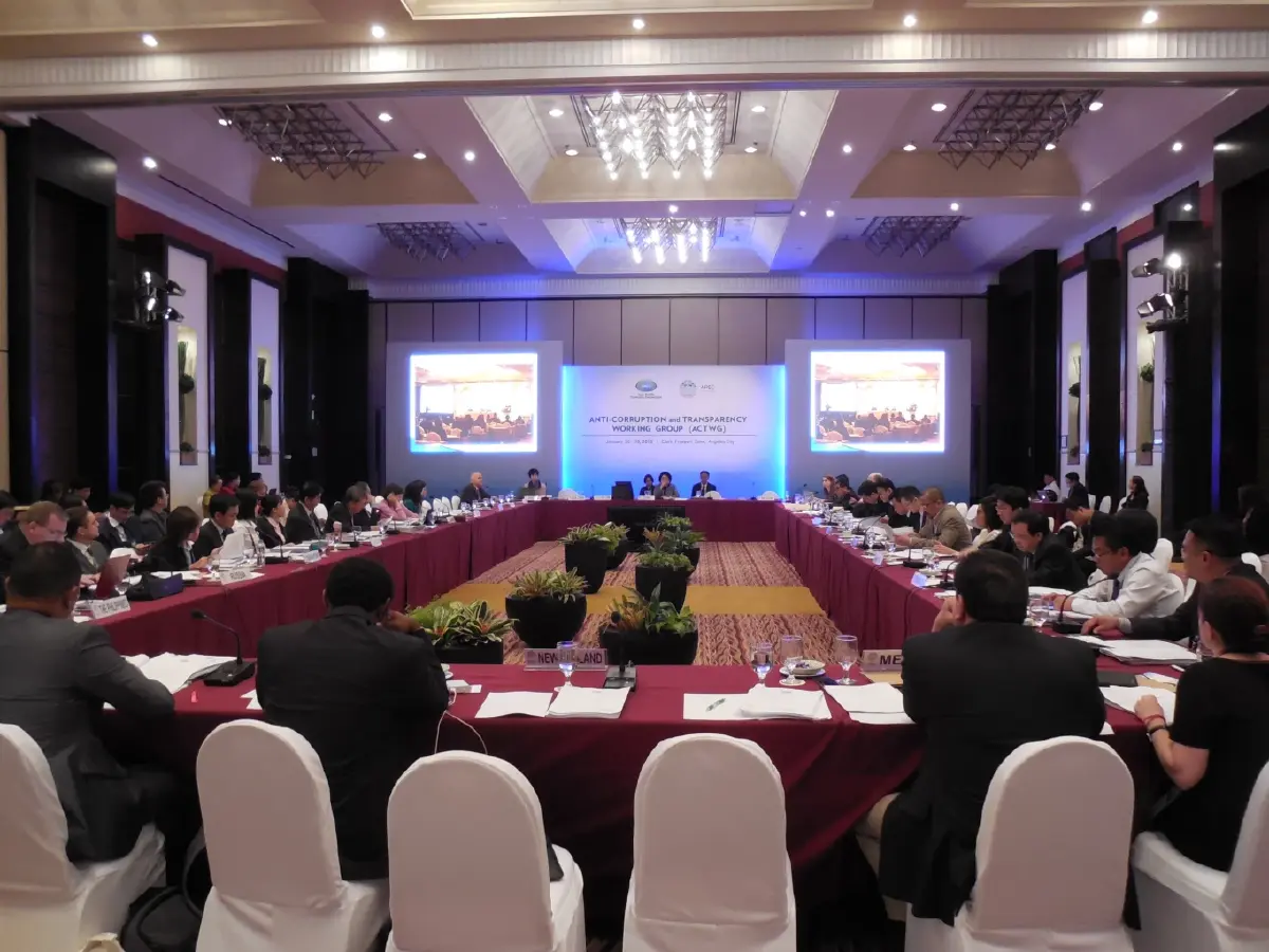 ป.ป.ช. เจ้าภาพประชุมด้านการต่อต้านการทุจริตและความโปร่งใสในกรอบเอเปค